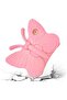 iPad case for Kids, 3D Cartoon Butterfly Non-Toxic EVA Light Weight Kid Proof Shockproof case with Kickstand for ipad 5/ ipad 6 /ipad pro 9.7/ New iPad 2017 case (Blue) (Pink) - 2