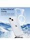MagSafe Krystec Clear Magnetic Phone Case for iPhone 14 Plus - 4