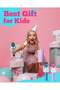 2-Pack Kids Karaoke Microphones - Portable Bluetooth Singing Toys for Girls and Boys, Perfect Birthday Gifts (Blue & Pink) - 5