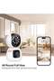 Dual-Lens Indoor Camera – 4MP 360° Dual Lens Smart Security Camera, WiFi Wireless, Expanded Viewing Angle - 5