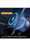 15W Upgraded Vacuum Magnetic Wireless Charger Suction Phone Mount - Perfect for Car, Mirror, Gym - Magnetic Suction Stand, Fast Charging for iPhone 12/13/14/15/16 Series - Black - 2