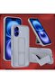 iPhone 16 Plus Titanium Gray Magnetic Car Mount Kickstand Case – Premium Silicone Multi-Stand with Hand Strap Grip - 2