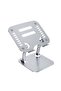 Adjustable Height Ergonomic Aluminum Laptop Stand Silver | Compatible with 10 to 15.6-Inch Laptops - 3