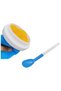Travel Portable Double Layer Silica Cup Pinch Cup Hot Summer Cooler Smoothie Silicon Cup Pinch into Ice Children's Adult Slushy Ice Cup - 2