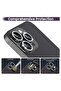 iPhone 14 Pro/14 Pro Max Camera Lens Protector, Diamonds Bling Tempered Glass - Diamond Black - 4