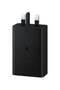 65W Trio Universal Power Adapter | Fast Charging with 2 USB-C 1 USB-A Port for Laptops, Smartphones Tablets – Black - 3