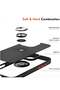 iPhone 16 Pro Max Case – Black Matte Shockproof Bumper with Metal Ring Holder Kickstand & Magnetic Car Mount - 6