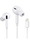 Lighting Wired Earphone Connector (Built-in Microphone & Volume Control) in-Ear Stereo Headphone/Headset