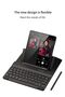 Samsung Galaxy Z Fold 4 Case Screen Protector Keyboard Leather Case Stylus Pen Slot Phone Office Kit Folding Phone Cover for Samsung Galaxy Z Fold 4 5G - 3