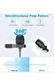 by-M1 Pro II Lavalier Microphone Noise Cancelling Omnidirectional Mic with Monitoring Port for YouTube Tiktok Interview Broadcast Content Creation - 2