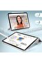 Sleek Silver Hard Shell Case for iPad Pro 13-Inch M4 (2024) with Stand & Auto Sleep/Wake Feature - 5