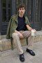 Men's Casual Comfortable Cream Cargo Linen Trousers - 4