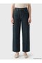 Soulife Navy Blue Petite Baggy Fit Women's Jean Trousers - 2
