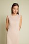 Women's Knitwear Dress Beige - 4