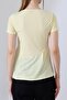 Sandy Fabric Short Sleeve Flounce Women's Blouse - 8