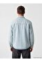 Loose Fit Men's Jean Shirt (S6) - 4