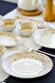Feraye 16 Piece Porcelain Breakfast Set for 6 People - 7