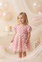 Girl Child Baby Girl Pink Dress 3D Butterfly Tulle Princess Dress with Bow Birthday Special Occasion Party Wedding Dress 1-5 Years - 4