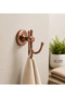 Copper Robe Holder Bronze Hanger Brass Premium Stainless Bathroom Hanger - 2