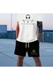 Unisex Oversize Shorts Set Short Sleeve T-Shirt Comfortable Fit Summer Casual Sports