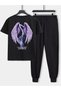 Unisex Oversize Shorts Set Short Sleeve T-Shirt Comfortable Fit Summer Casual Sports