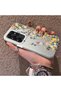 Samsung Galaxy S25 Ultra Compatible Silicone Edge Hard Back Case Couple Phone Case with Floral Pattern - 2