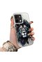 Vivo Y28 Compatible Silicone Edge Hard Back Case Couple Phone Case Lion Pattern
