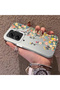 Poco X7 Pro Compatible Silicone Edge Hard Back Case Couple Phone Case with Floral Pattern - 2