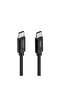 Fabric USB-C to USB-C Charging Cable, 1.5m, Black, 201740 - 5