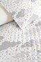 Cloud Star Gray Young Room Single Pique Set-Minimal Yellow 160X220 cm Quilted Bedspread - 3