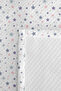 Starry White Pastel Children's Room Single Pique Set - Lilac Gray 160X220Cm Quilted Bedspread - 7