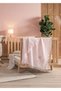 Embroidery Detailed 100% Cotton Baby Muslin Blanket, 4 Layers Multi-Purpose Muslin, 110 X 120 cm