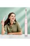 x-3 Rechargeable Electric Toothbrush, 6 Optional Modes for Fast Charging, Ultrasonic with Built-in 2 Minute Timer and 4 Replacement Brush Heads, Pink - 6