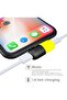 2-In-1 Mini Dual Lightning Splitter Adapter Yellow/Black - 3