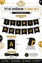 Happy Birthday Banner Decoration Lettering Stringed Letters Birthday Party Decoration Banner Gold - 2