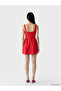 Two Mt Shop Quality Drawstring Waist Poplin Mini Dress - 4