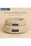 Heart Dog Bed Large - Beige - Premium Circular Bolstered Pet Bed with Sustainable Filling & Machine Washable Fabric – 105 x 65 x 15 cm - 5