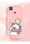 Redmi 9C Compatible Case Camera Protector Pink Silicone Couple Phone Case Cat Pattern - 2