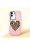 Vivo Y29 Compatible Case Camera Protector Pink Silicone Couple Phone Case Heart Pattern