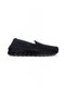 Women's Genuine Leather Black Laser Cut Ballerina Shoes Thick Toothed Gel Sole Slip on - 4