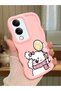 Vivo Y29S Compatible Case Camera Protector Pink Silicone Couple Phone Case Cat Pattern