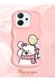 Oppo Reno 14F Compatible Case Camera Protector Pink Silicone Couple Phone Case Cat Pattern - 2