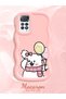 Redmi Note 11 Pro 4g Compatible Case Camera Protector Pink Silicone Couple Phone Case Cat Pattern - 2