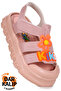 Jelly Glitter Light Sole Girls' Sandals (Order 1 Size Larger)