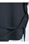 Xside Black Crew Neck Straight Short Sleeve Women's Crop - 8
