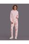 Senior Girls White And Pink Printed Trouser - 5
