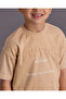 Boys Beige Embellished T-Shirt - 4