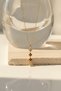 Yellow Color Steel Clover Motif Stone Women's Necklace - 5