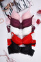 Women's Underwire Padded Lace 5-Piece Bra Set