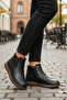 Black Genuine Leather Women's Boots 2707 Z - 2